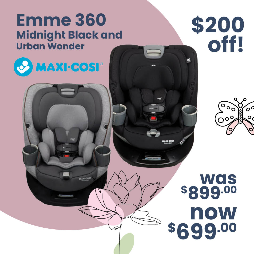 Maxi Cosi Emme 360 now $699